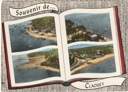 CE24 -(33) SOUVENIR DE CLAOUEY  - CARTE COULEURS MULTIVUES   - 2  SCANS - Other & Unclassified