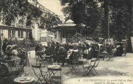 CONTREXEVILLE Le Grand Café Du Parc Pendant La Musique RV - Contrexeville