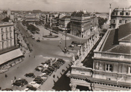 CE25 -(33) BORDEAUX - PERSPECTIVE SUR LE GRAND THEATRE - ALLEES TOURNY ET  MONUMENT DES GIRONDINS - CAFE DE BORDEAUX - Bordeaux