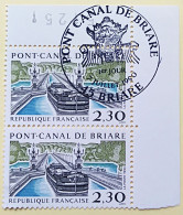 - N° 2658. Paire En Coin De Feuille. Pont-canal De Briare. Oblitéré Premier Jour - - Used Stamps