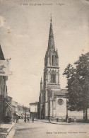 CE 26 -(33)  COUTRAS  - L ' EGLISE - VILLAGEOIS  - ENSEIGNE CHARCUTERIE - EDIT. L. GARDE , LIBOURNE -  2 SCANS - Otros & Sin Clasificación