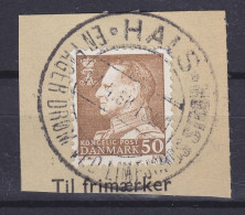 Denmark 1967 Mi. 457, 50 Øre King Frederik IX. Sonderstempel 'En Fager Drøm Ved Limfjordens Strøm' HALS 1968 Clip - Usati