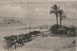 CE10  - LE MAROC PITTORESQUE  - MECHRA BEN ABBOU - LES PALMIERS ET L ' OUM ER RBIA - CHARRETTES  AVEC  ATTELAGES - Other & Unclassified