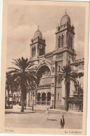 CE11  - TUNIS ( TUNISIE ) - LA CATHEDRALE  -  2 SCANS - Túnez