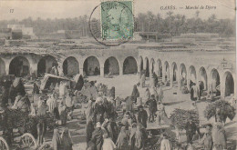 CE12 - GABES ( TUNISIE ) -  MARCHE DE DJARA  - ANIMATION -  2 SCANS - Tunisie