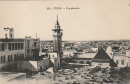 CE12 - TUNIS  ( TUNISIE ) - VUE GENERALE  -  2 SCANS - Tunesië