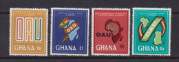 GHANA    1980      1st  African  Unity  Conference    Set  Of  4    MNH - Ghana (1957-...)