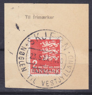 Denmark 1947 Mi. 290, 2.00 Kr. Kleines Reichswappen Sonderstempel 'Nøglen Til Vestjylland' SKJERN 1967 Clip - Usado