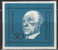 BRD 1968 MiNr.557 Aus Block 4 ** Postfrisch 1.Todestag Konrad Adenauer ( 1441 ) Günstige Versandkosten - Ungebraucht