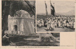 CE1 - PELERINAGE AU MARABOUT SIDI MOHAND AMOKRAN PRES BOUGIE ( ALGERIE )-  CORRESPONDANCE  GUERCIF ( MAROC) -  2 SCANS - Sonstige & Ohne Zuordnung