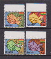 GHANA    1980      5th  Anniv  Of  Economic  Community    Set  Of  4    MNH - Ghana (1957-...)