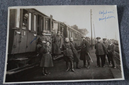 Photo Militaire Sous L'occupation Allemande,11,5 Cm. Sur 8,5 Cm. - Guerre, Militaire