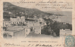 CE1 - ALGER ( ALGERIE ) - BAB EL OUED  - NOTRE DAME D ' AFRIQUE- VUE GENERALE -  2 SCANS - Algerien