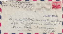 USA. COVER. 27 DEC 55. APO 69. BREMERHAVEN. GERMANY. TO GREEN BAY - Covers & Documents
