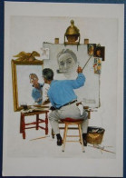 F69  Moi Autoportraits Du XX Siècle  Norman Rockwell Triple Autoportrait - Schilderijen