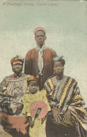 (SIERRA LEONE) - A MANDIAGO FAMILY - 1905 - África
