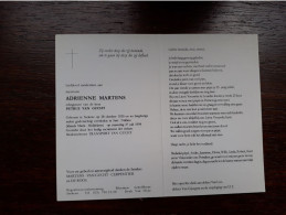 Adrienne Martens ° Stekene 1920 + Sint-Niklaas 1998 X Petrus Van Gucht (Fam: Cerpentier - De Roos) - Obituary Notices