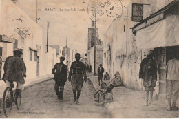 CE9 - RABAT ( MAROC ) -  LA RUE SIDI FATAH - ANIMATION - TABACS - 2 SCANS - Rabat