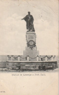 CE13 - PORT SAID ( EGYPTE ) - STATUE DE LESSEPS   -  2 SCANS - Port Said