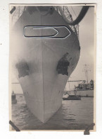 PHOTO NAVIRE DE GUERRE LA PROUE DE  L'ESCORTEUR FOUGUEUX - Bateaux