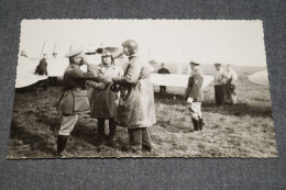 Belle Carte Photo Originale,Guerre 14-18,Aviation,Elsenborn,le Roi, 14 Cm. Sur 9 Cm - War, Military