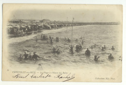 14/ CPA A 1900 - Trouville Sur Mer - La Plage à L'Heure Des BAins - Trouville