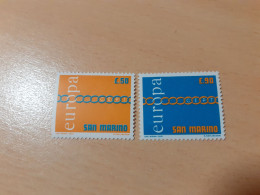 TIMBRES     SAINT-MARIN   ANNEE   1971   N  782  /  783   COTE  1,00  EUROS   NEUFS  LUXE** - Nuevos