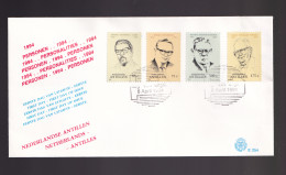 NEDERLANDSE ANTILLEN * FDC  E 254 * PERSONAGES * ONBESCHREVEN * OPEN KLEP - Curazao, Antillas Holandesas, Aruba