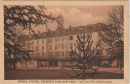 ALnw 3-(01) BOURG - L' HOTEL TERMINUS DANS SON PARC  - 2 SCANS - Non Classés