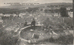 ALnw 4-(02) CHATEAU THIERRY - VALLEE DE LA MARNE - VUE PRISE DE LA TOUR DU ROY SUR LA VIEUX CHATEAU  - 2 SCANS - Chateau Thierry