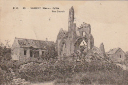 ALnw 4-(02) VASSENY - EGLISE ( RUINES ) - 2 SCANS - Sonstige & Ohne Zuordnung