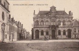 ALnw 4-(02) NOTRE DAME DE LIESSE - L' HOTEL DE VILLE - 2 SCANS - Andere & Zonder Classificatie