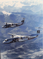 ATR 72 And ATR 42 - 180 X 130 Mm. - Photo Presse Originale - Aviation