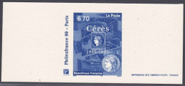 France Gravure Officielle - Philexfrance Cérès (4) - Documents Of Postal Services