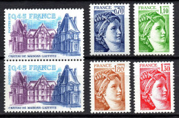 Année 1979 - Lot De 6 Timbres - Neuf ** - Nuevos