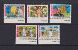 GHANA    1982      Centenary  Of  Robert  Kochs    Set  Of  5    MNH - Ghana (1957-...)