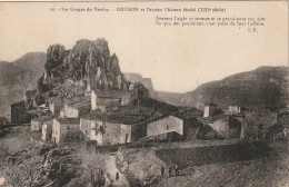 ALnw -(04) LES GORGES DU VERDON - ROUGON ET L' ANCIEN CHATEAU FEODAL - POEME ISIDORE BLANC- 2 SCANS - Andere & Zonder Classificatie