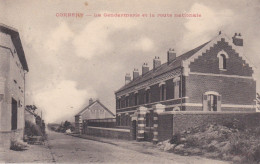 AISNE CORBENY LA GENDARMERIE ET LA ROUTE NATIONALE - Other & Unclassified