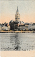 Dunkerque L'hôtel De Ville, ( Quai Des Hollandais , Carte Colorisée éditeur JL, Avant 1903 - Dunkerque