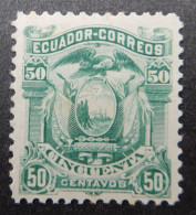 Ecuador 1881 1887 (2) Coat Of Arms - Ecuador