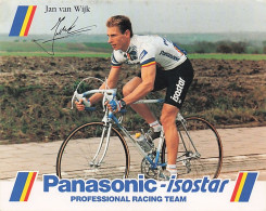 Vélo Coureur Cycliste Néerlandais Jan Van Wijk - Team Panasonic -  Cycling - Cyclisme - Ciclismo - Wielrennen - Signée - Cyclisme