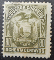 Ecuador 1881 1887 (3) Coat Of Arms - Equateur