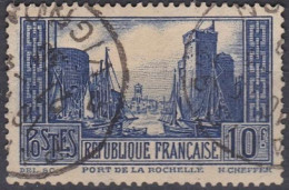 1921-1931 N° 261 France Port De La Rochelle (H20) - Usados