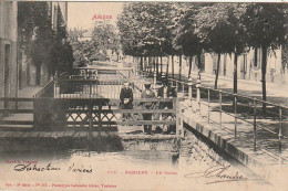 ALnw 12-(09) PAMIERS - LE CANAL - ANIMATION - PHOT. LABOUCHE FRERES , TOULOUSE - 2 SCANS - Pamiers