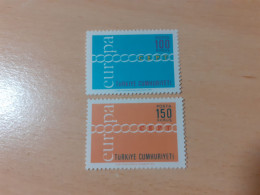 TIMBRES     TURQUIE   ANNEE   1971   N  1981  /  1982   COTE  3,10  EUROS   NEUFS  LUXE** - Unused Stamps