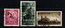 SPAGNA - 1953 - 7° CENTENARIO DELL'UNIVERSITA' DI SALAMANCA - CATTEDRALE DI SALAMANCA - USATI - Used Stamps