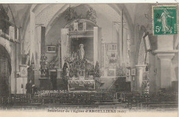 ALnw 14-(11) INTERIEUR DE L' EGLISE D' ARGELIERS  ( ARGELLIERS ) - PRETRE - 2 SCANS - Other & Unclassified