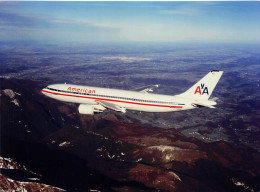 Airbus A300-600R In American Airlines Colours - 180 X 130 Mm. - Photo Presse Originale - Aviation