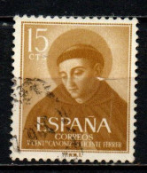 SPAGNA - 1955 - 5° CENTENARIO DELLA CANONIZZAZIONE DI S. VINCENZO FERRER - USATO - Used Stamps