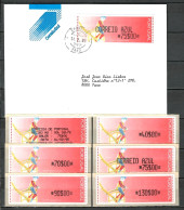 Portugal, ATM MiNr. 6 (40,00 + 70,00 + 75,00 + 90,00 + 130,00 E) + FDC (75,00 E); B-657 - Timbres De Distributeurs [ATM]